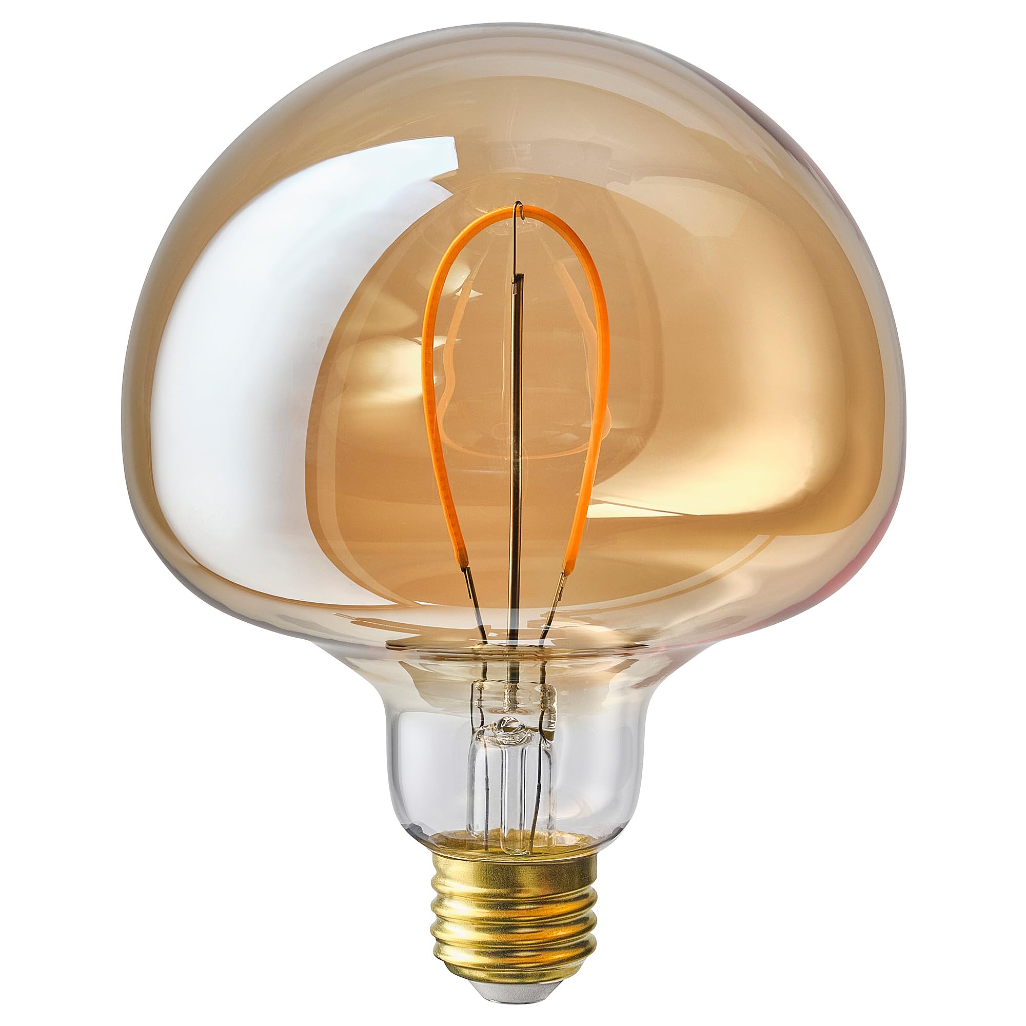 Ampoule LED E27 MOLNART contre la lumière agressive verre marron champignon 150 lm