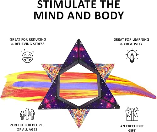 Miniatura 5 de SHASHIBO Paquete – Shashibo Battle Shapes Magnetizing Puzzle Juego y 2 cubos espaciados