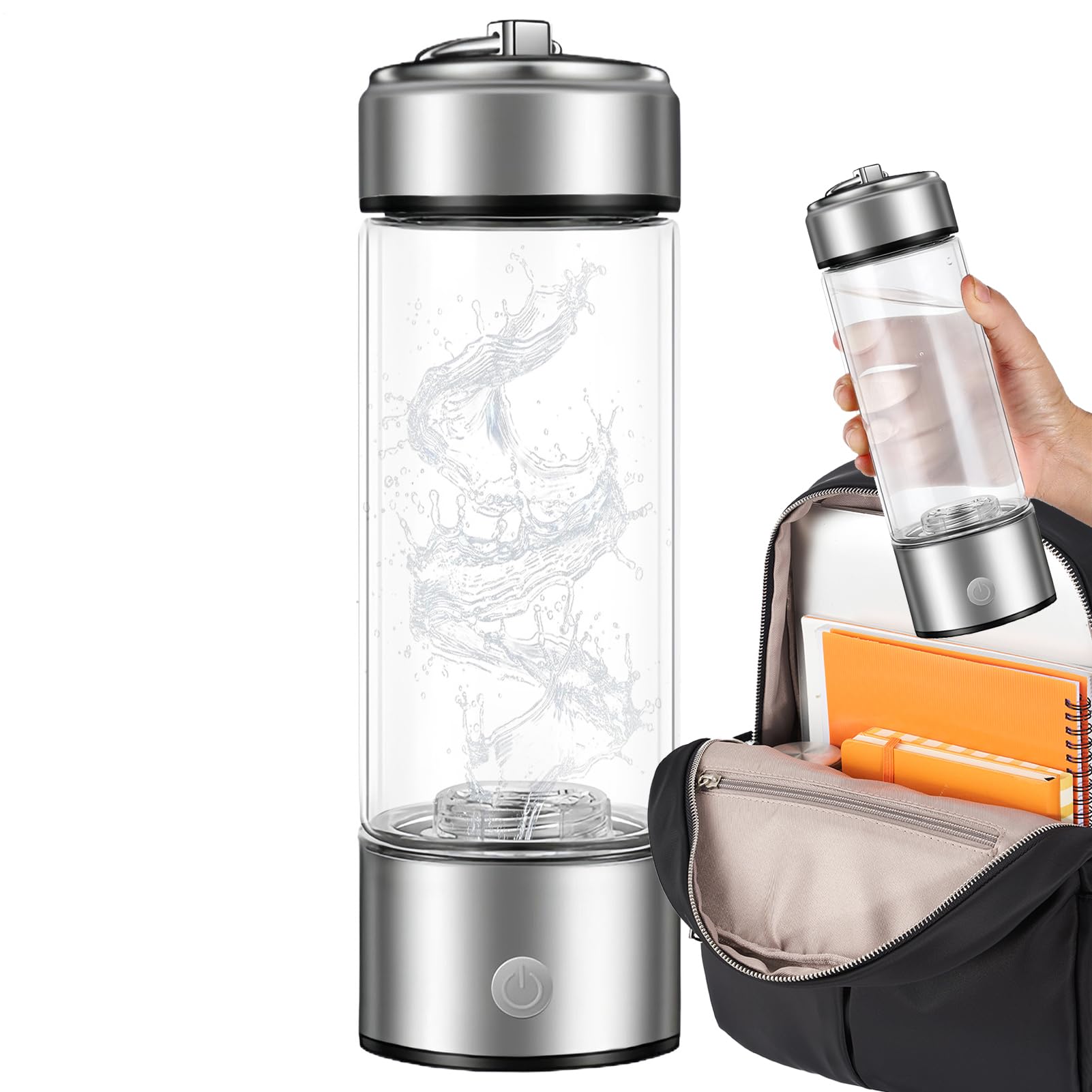 Bouteille d'eau hydrogénée sport et gym avec ioniseur de qualité