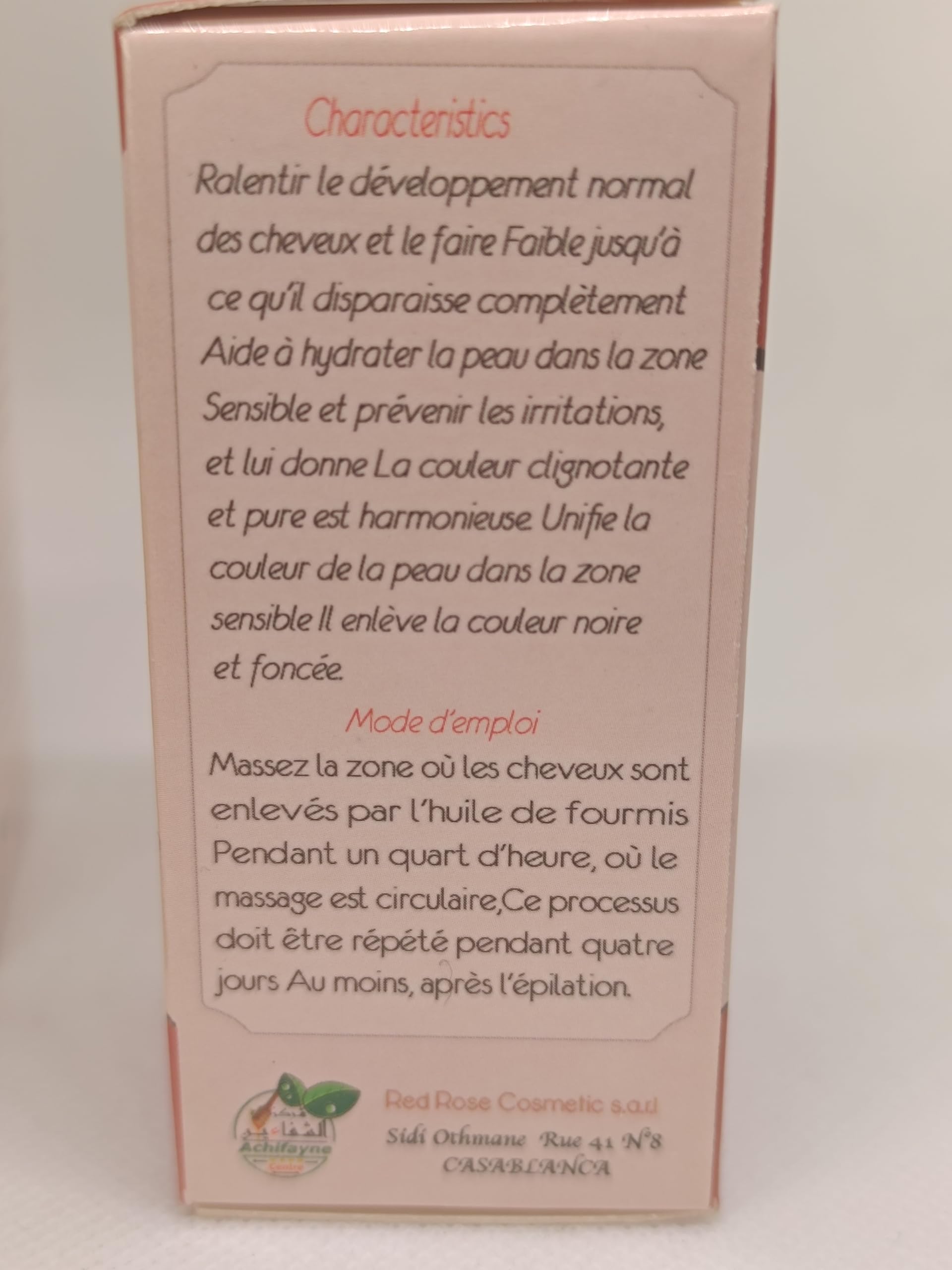 Olio di formica anti-pelo naturale per rallentare la ricrescita, 30 ml, confezione da 2