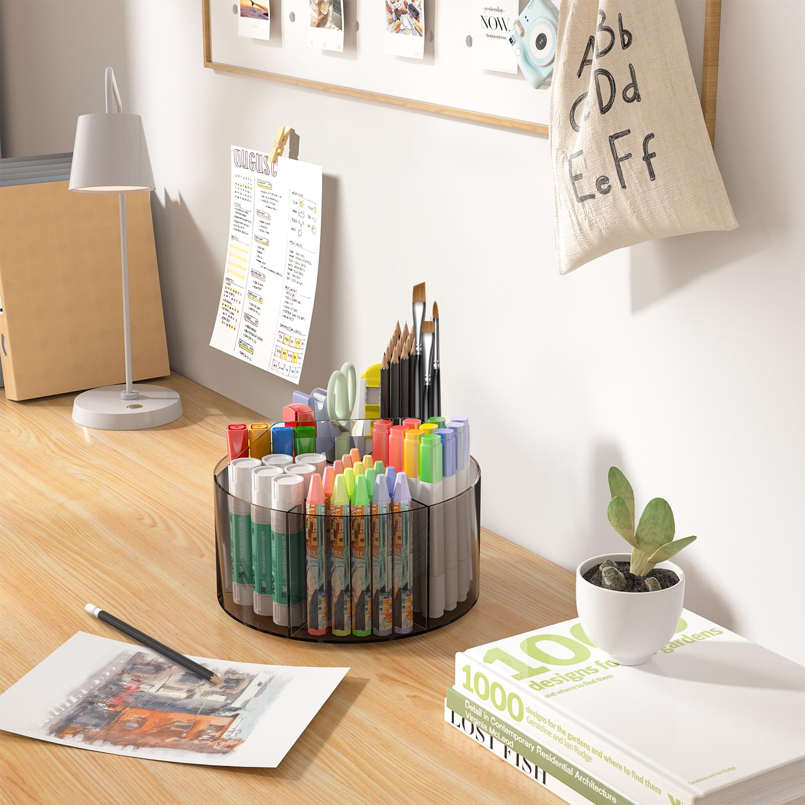 Mefirt Pot a Crayon Organisateur de Bureau