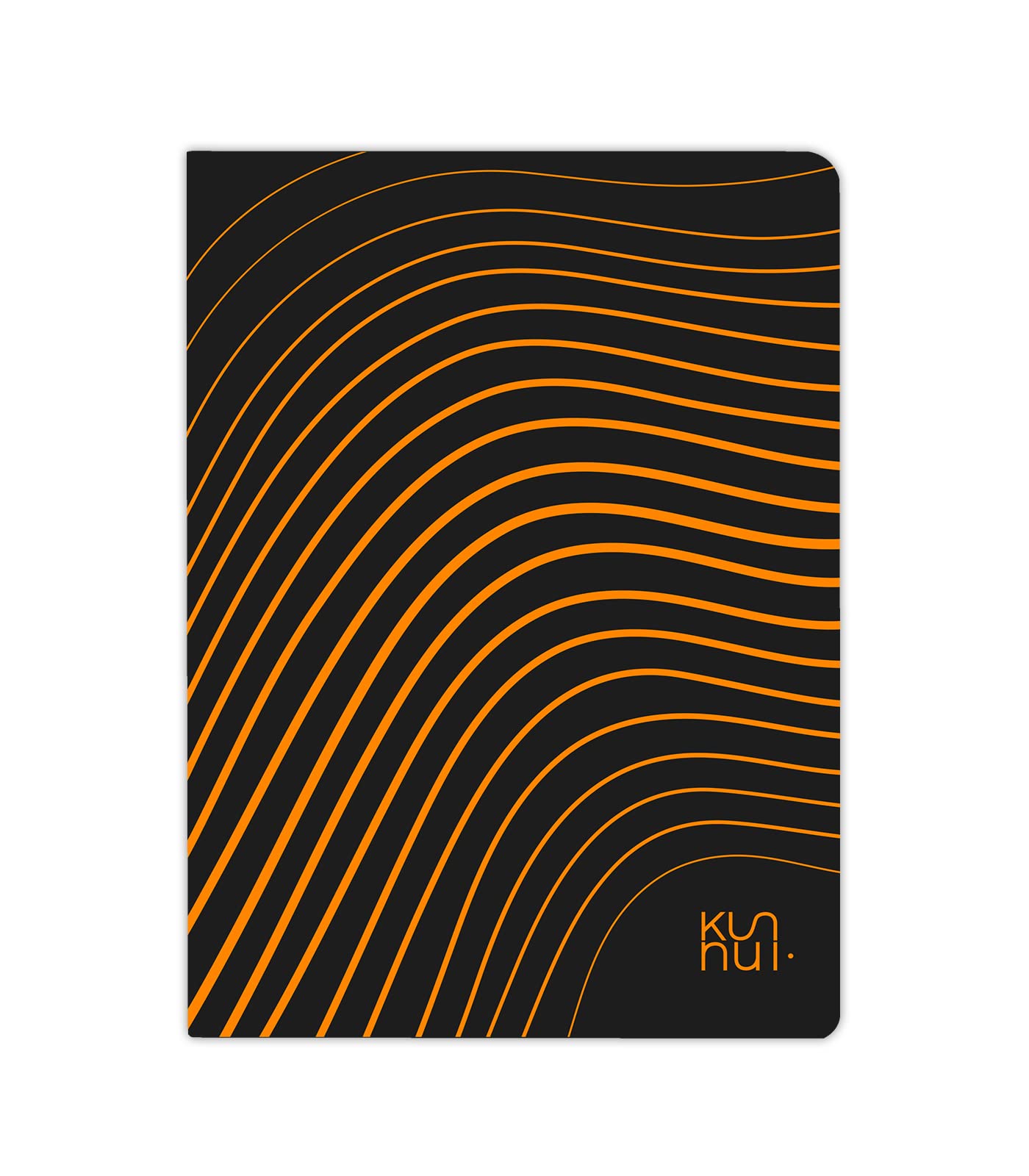 Kunnui - Planner January 2023 December 2023 - Bonded Leather - Day Page - Size 15x21 (A5) - Bilingual: Spanish - English - Dark Waves - Image 2