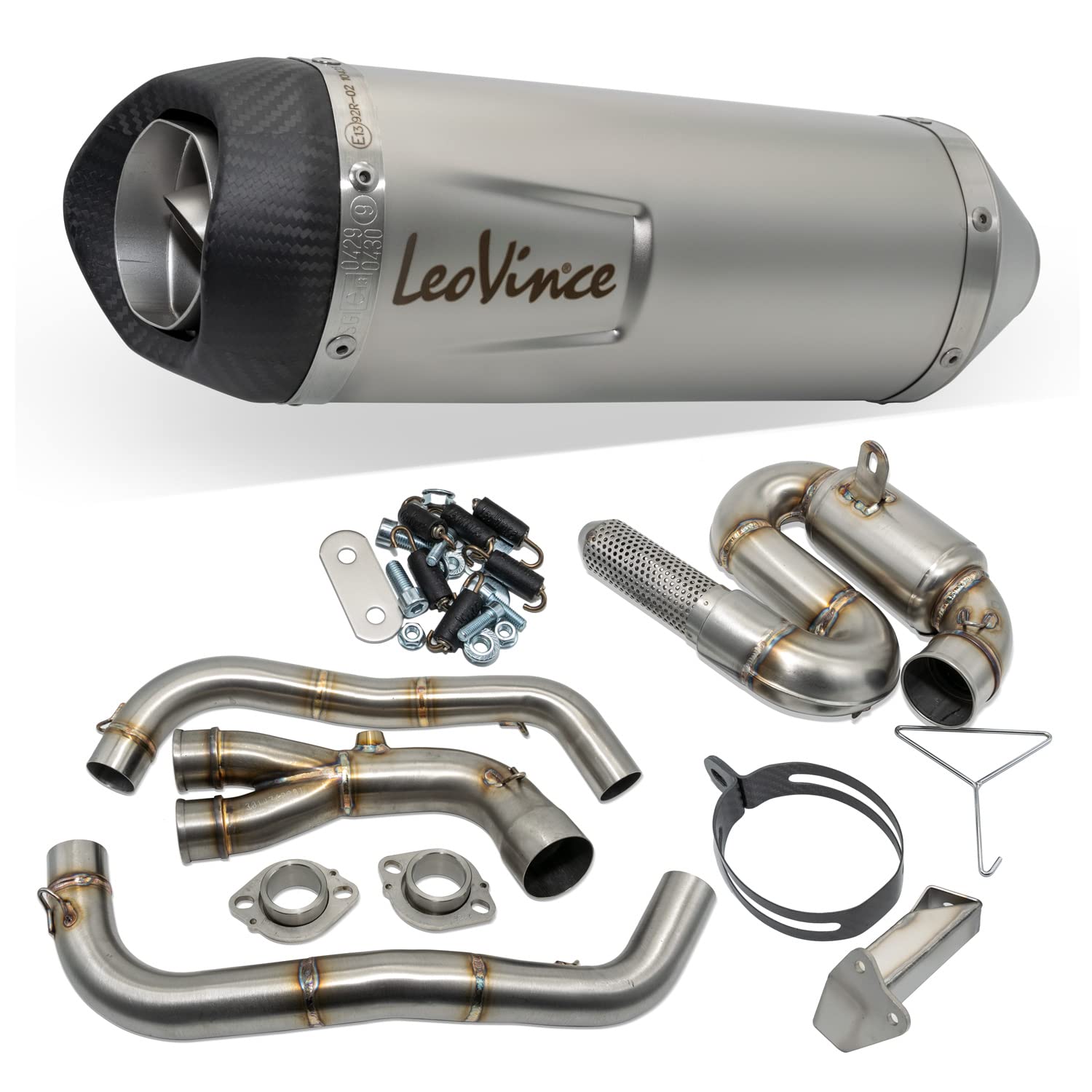 SBK LV ONE EVO 2/1 YAMAHA MT-07 INOX con catalizador