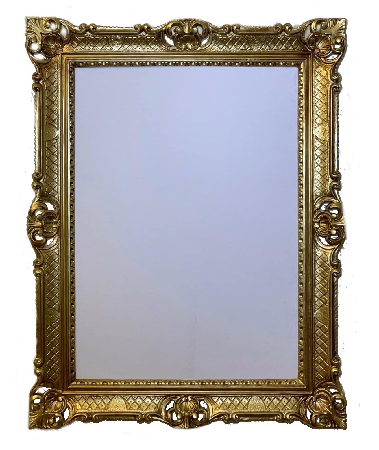 Generisch BILDERRAHMEN Barock 50x70 cm Prunk Rahmen Antik Fotorahmen 70x90 cm Gemälde Rahmen hochzeitsrahmen Werbetafel (Gold)
