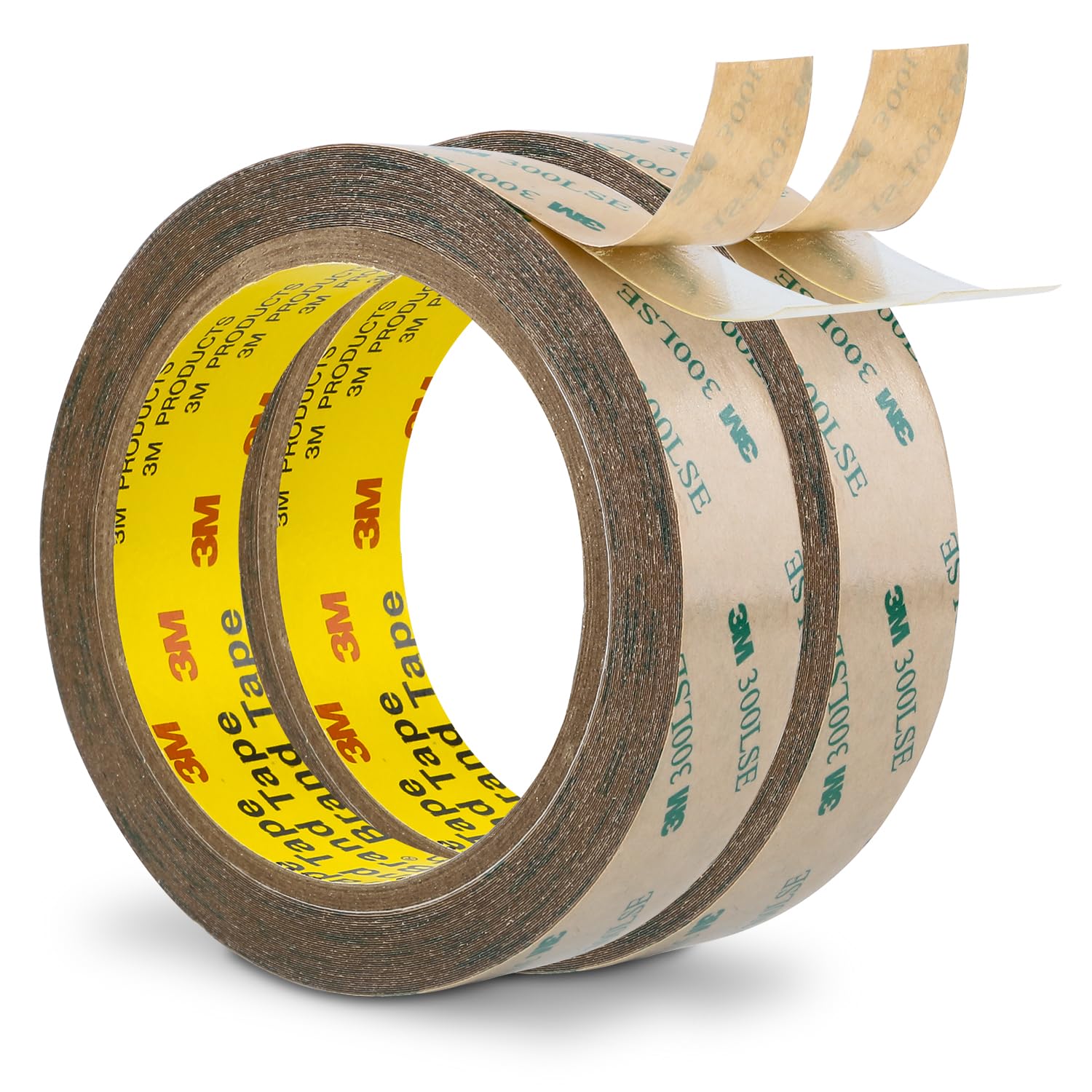 3M Double Sided Tape 300LSE 1.0" x 36Ft Clear Heavy Duty Adhesive Tape for Electronics, Laptop & Phone Repairs, Arts, Crafts, Leather Work, Card