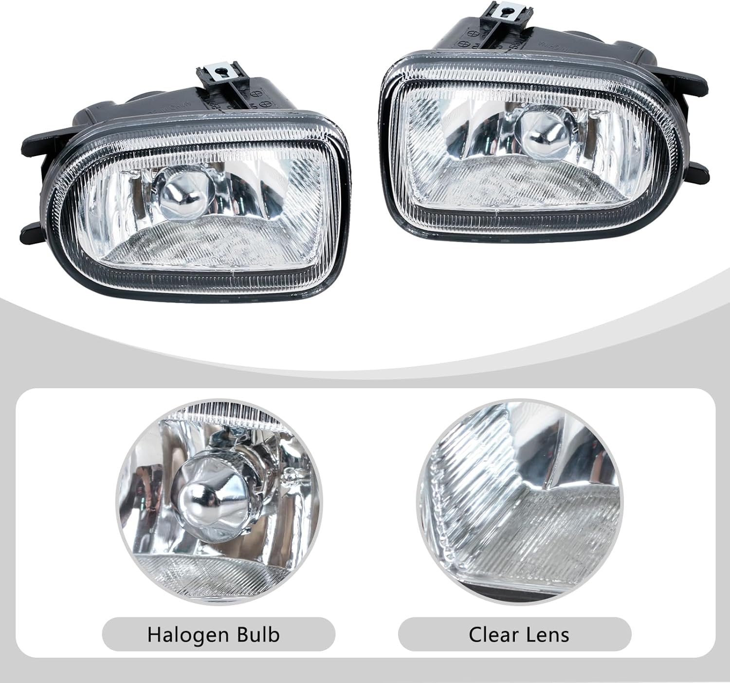Front Bumper Fog Light For Nissan Almera Sunny 2000-2004 Driving Lamp Headlight Replacement Left&Right