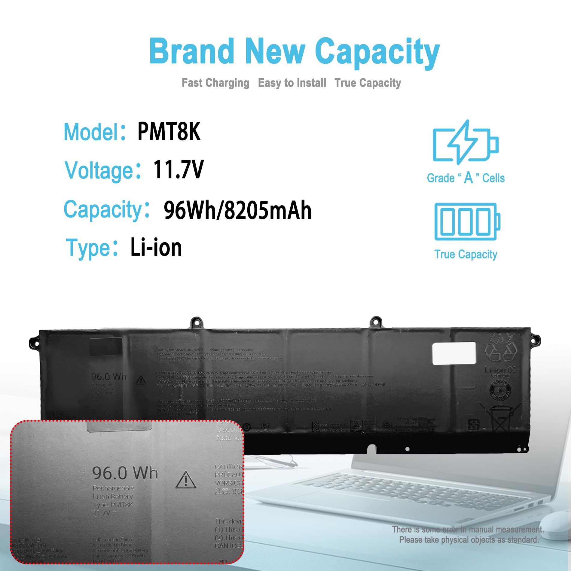 Snapklik.com : 96Wh PMT8K Replacement Laptop Battery For Dell Alienware ...