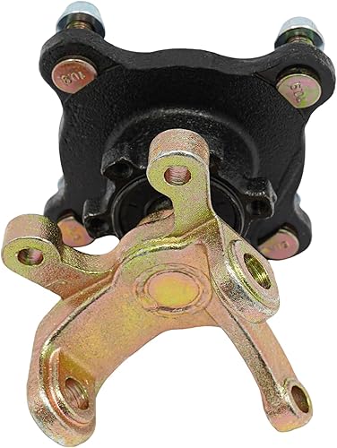 Miniatura 15 de Kit de rotores de disco de freno y eje de dirección de cubo de rueda delantera para vehículos todo terreno de 125 cc, 150 cc, 200 cc, 250 cc, todo