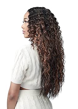 Amazon.com : BOBBI BOSS Long Curly Wigs 5inch HD Lace Front