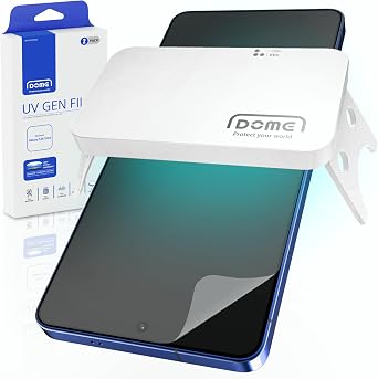 DOME GLASS Whitestone UV GEN Film Compatible with Galaxy S26 Ultra, Glass-Like UV Cured PET Screen Protector [2 Pack]