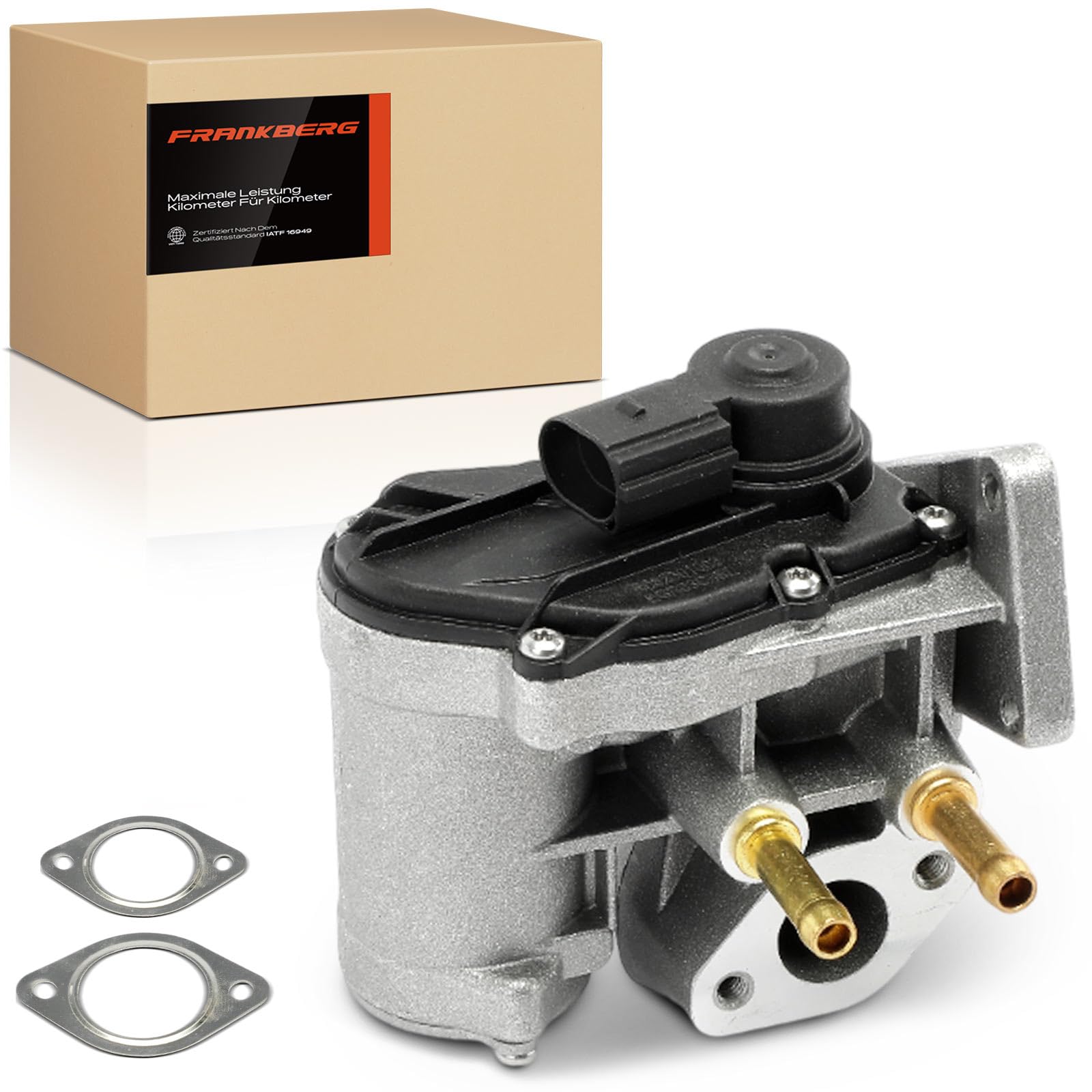 Frankberg Valvola EGR Compatibile con Golf Plus 521 5M1 1.6 FSI A3 8P1 1.6 FSI Golf V 1K1 1.6 FSI E.O.S 1F7 1F8 1.6 FSI Polo 9A 9N 1.4 FSI Replace# 03C131503B,555204