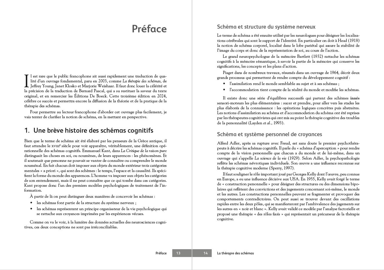 La thérapie des schémas: Approche cognitive des troubles de la personnalité