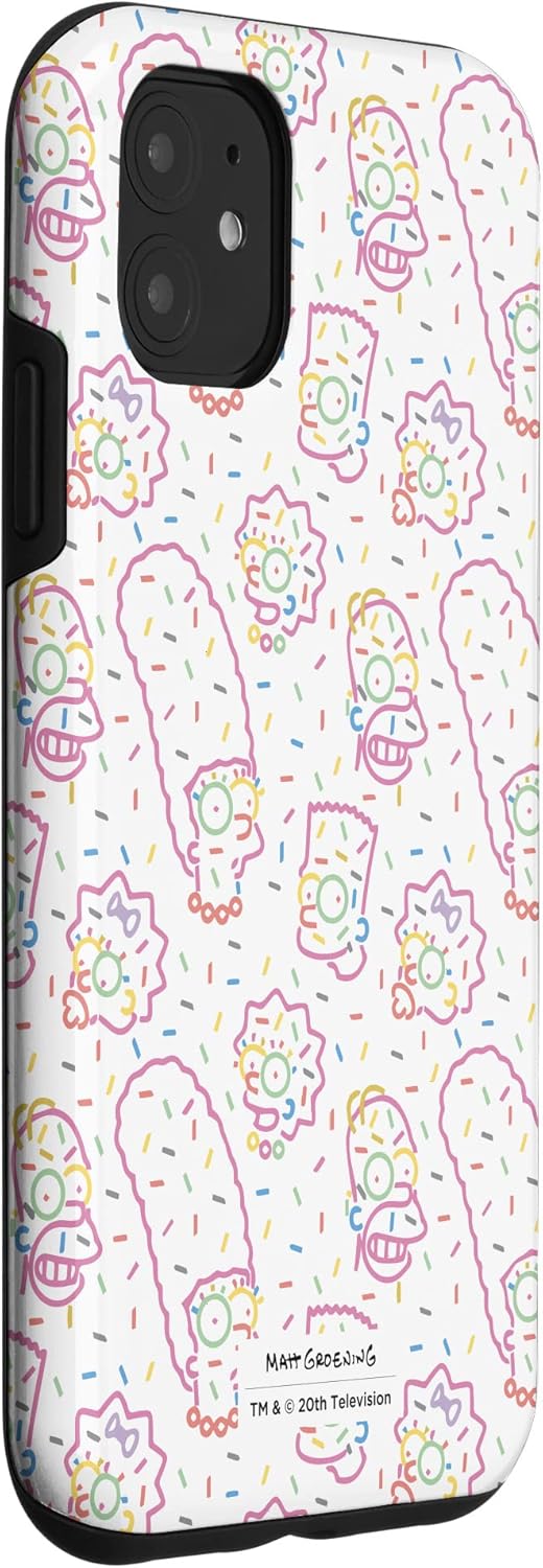 The Simpsons Family Rainbow Sprinkles Case for iPhone 11