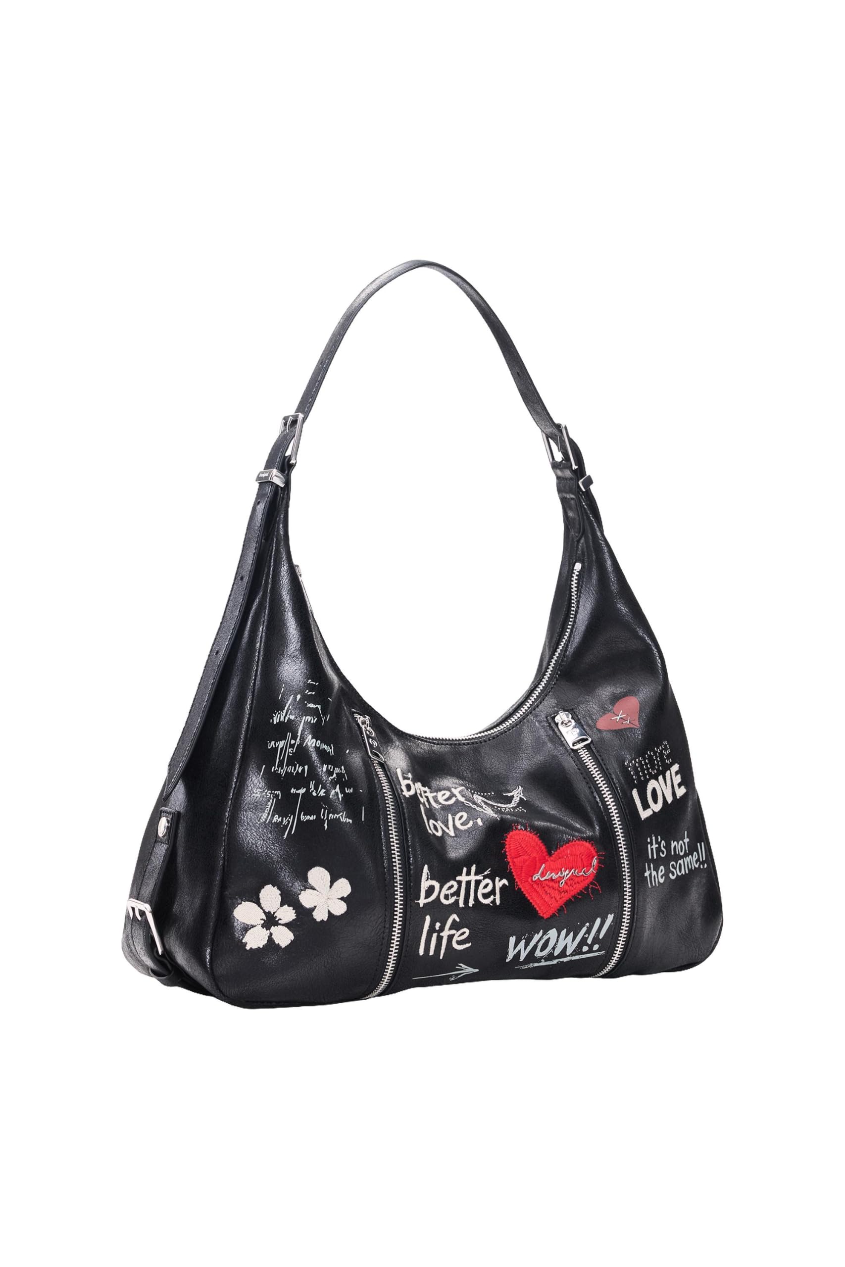 Desigual Women's Black/White Bag One Size