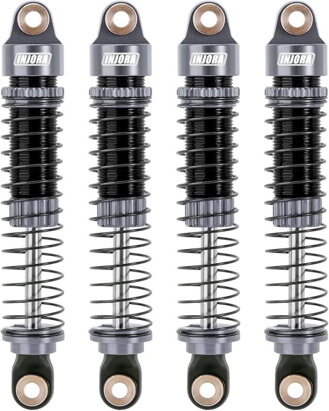 INJORA 59MM Shocks Long Threaded Shock Absorber Oil Damper