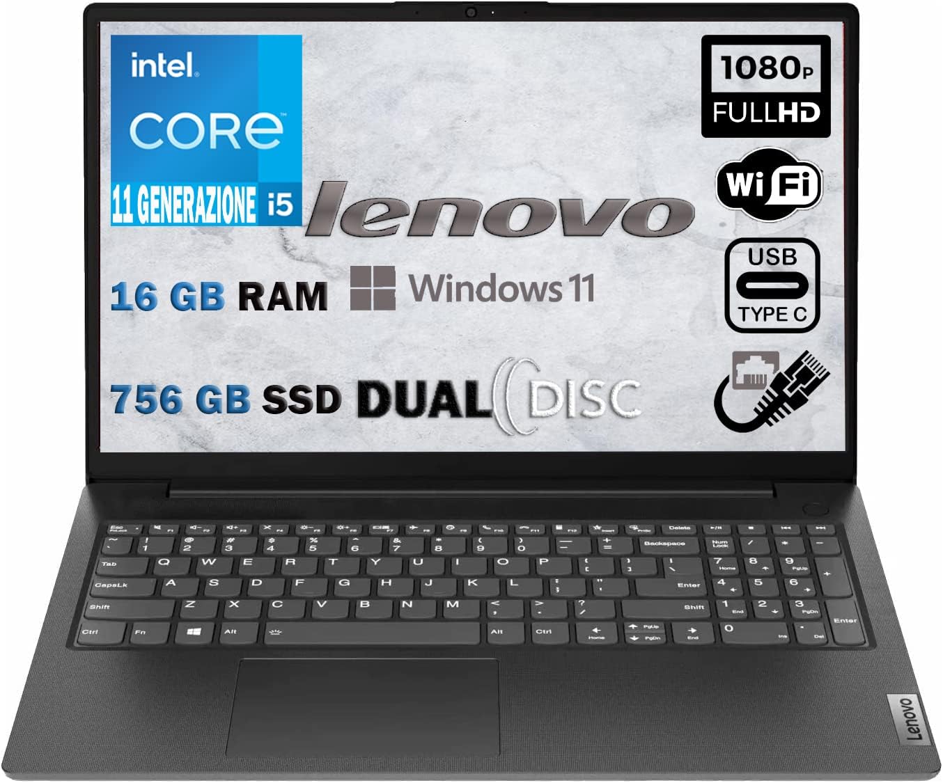 Lenovo Notebook Laptop Intel i5 13Th Gen 10 Core 16GB RAM 15.6