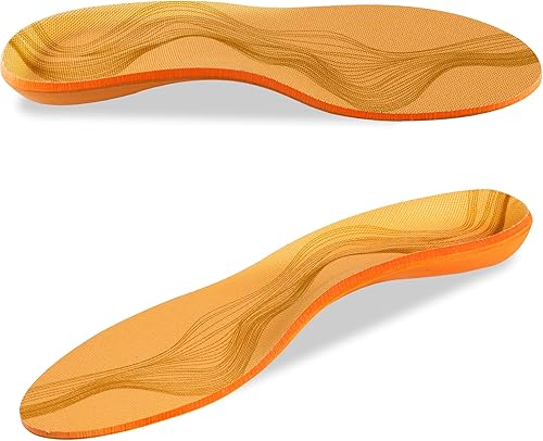 Plantar Fasciitis Insoles Arch Supports for Men and Women Shoe Inserts Orthotics - Athletic Shoe Insoles for Flat Feet Arch Heel Pain High Arch