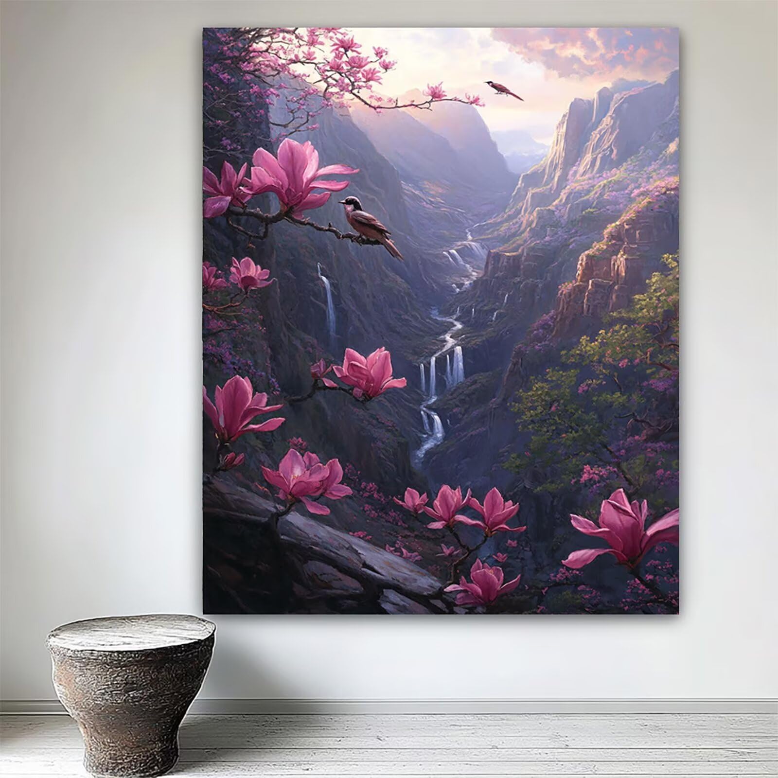 Zestawy do malowania po numerach, dla dorosłych, do malowania po numerach, dla dorosłych, zestawy płócienne z farbą akrylową i długopisami, 71 x 96 cm, zestawy do malowania według numerów, dekoracja