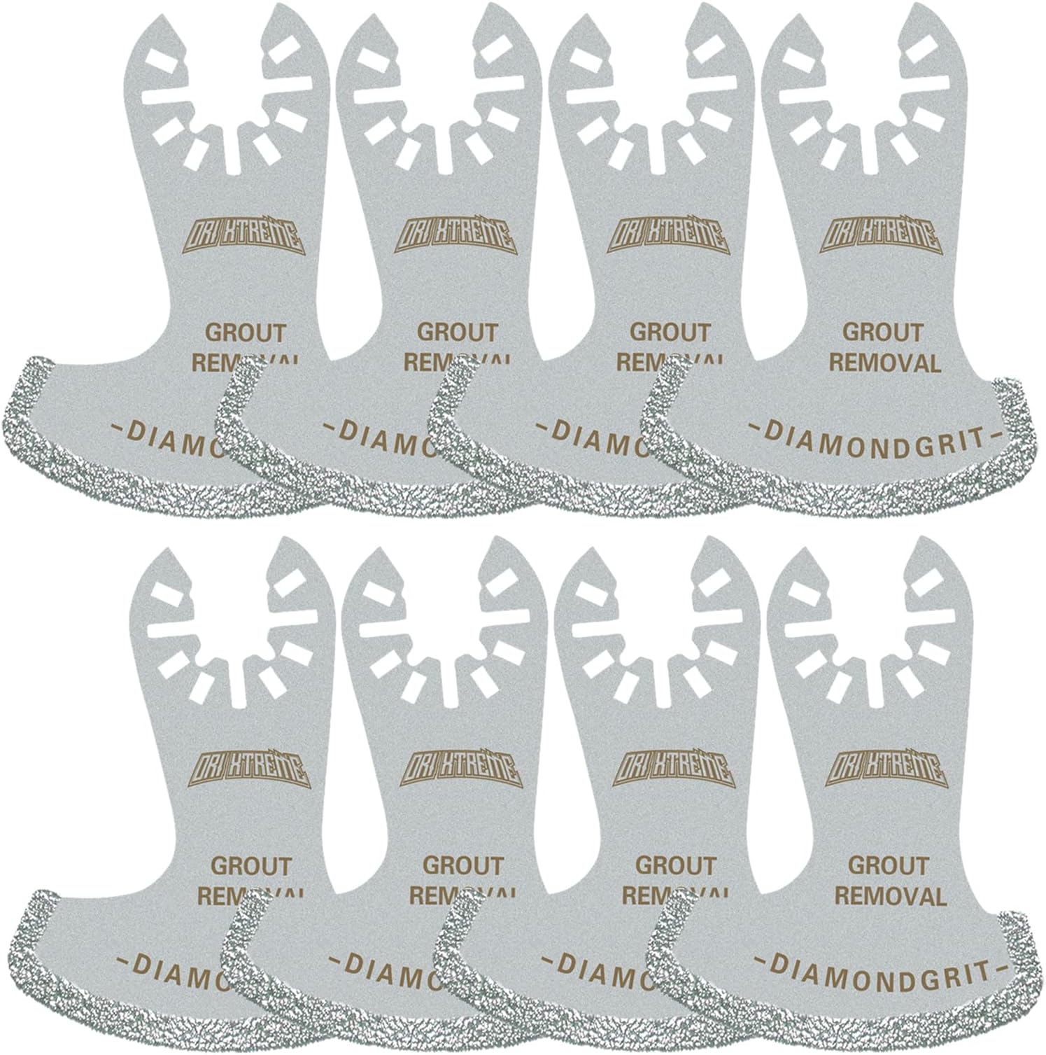 Oscillating Multi Tool Swing Diamond Blades, Diamond Oscillating Tool Blade, Mortar Cutting Saw Blades for Grout Removal, 8-Pack