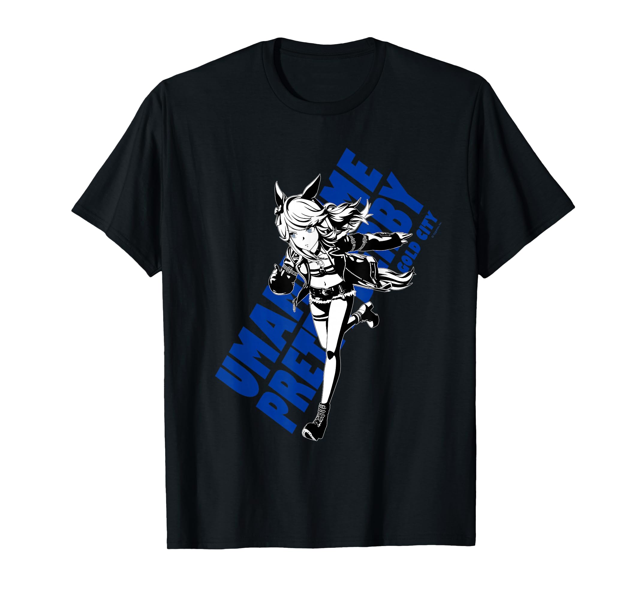 Amazon | ウマ娘 プリティーダービー ゴールドシチー Tシャツ