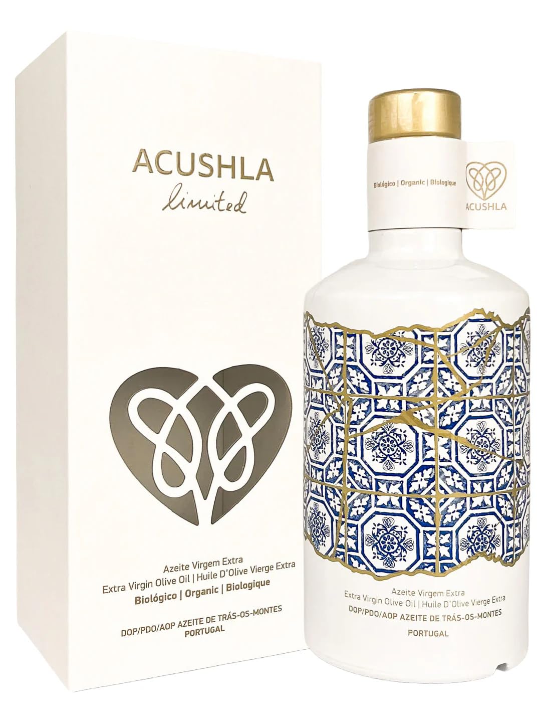 ACUSHLA | Huile d'olive extra vierge biologique en édition limitée - Coffret cadeau 500 ml