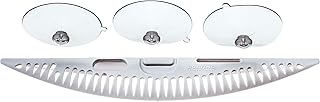 attwood 11848-4 Hook and Lure Rack with Suction Cup Mounts White