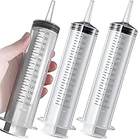 Vista 8 de 2 jeringas de 150 ml grandes, jeringas industriales de jardín de plástico para laboratorios científicos, medición, riego, relleno, filtración, usos