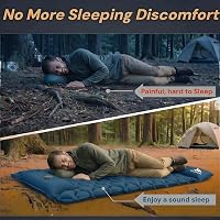 VALEHOWL 800g Ultralight Aufblasbare Schlafmatte - R-Value 3.0, Wasserdicht Camping Luftmatratze 7