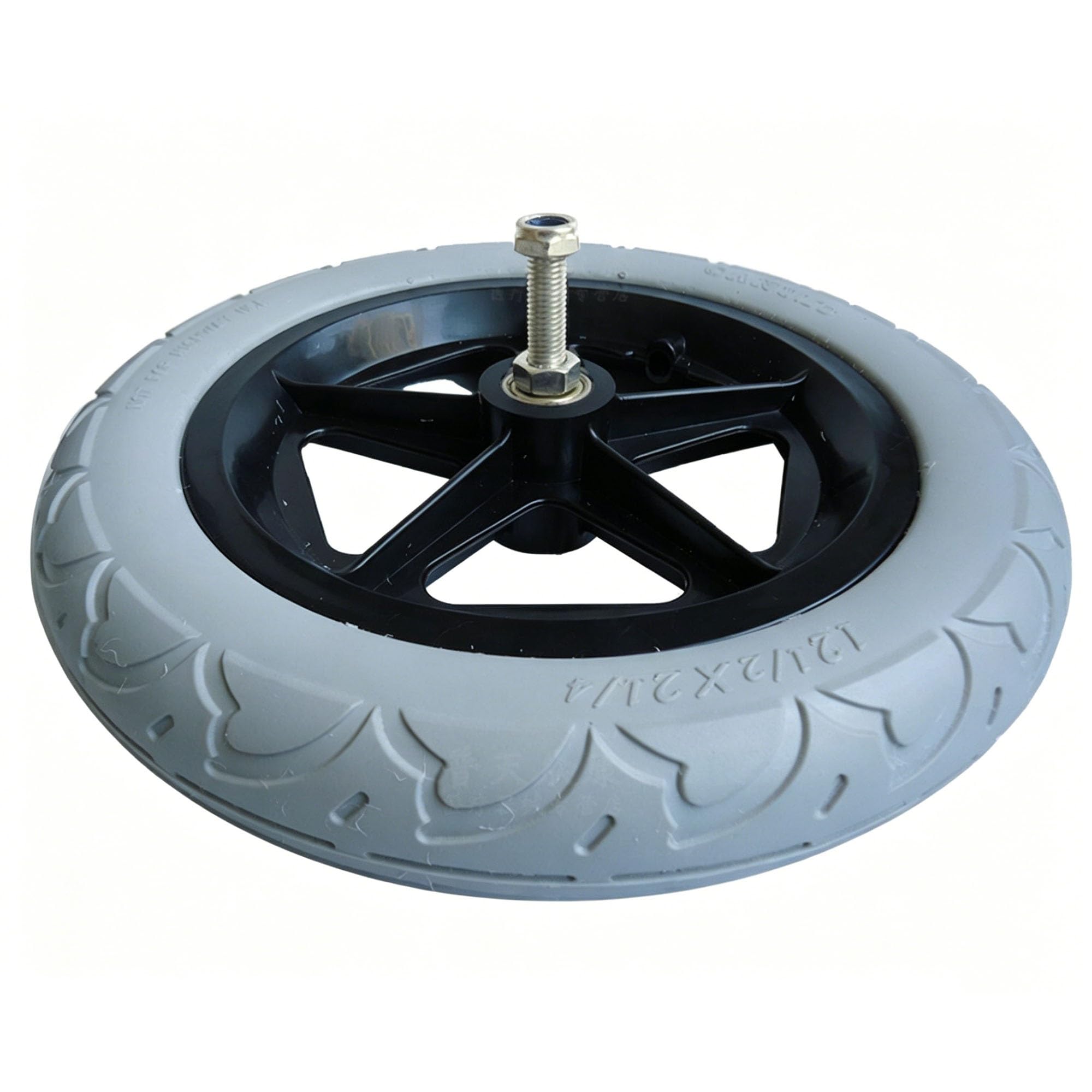 Genterun B Rollator Rubber Wheelchair Wheels,Wheelchair Accessories(B)