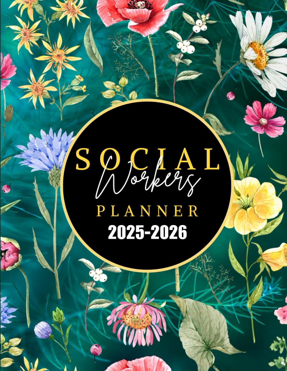 Social Worker planner 2025-2026: session notes for Therapists & Social Workers