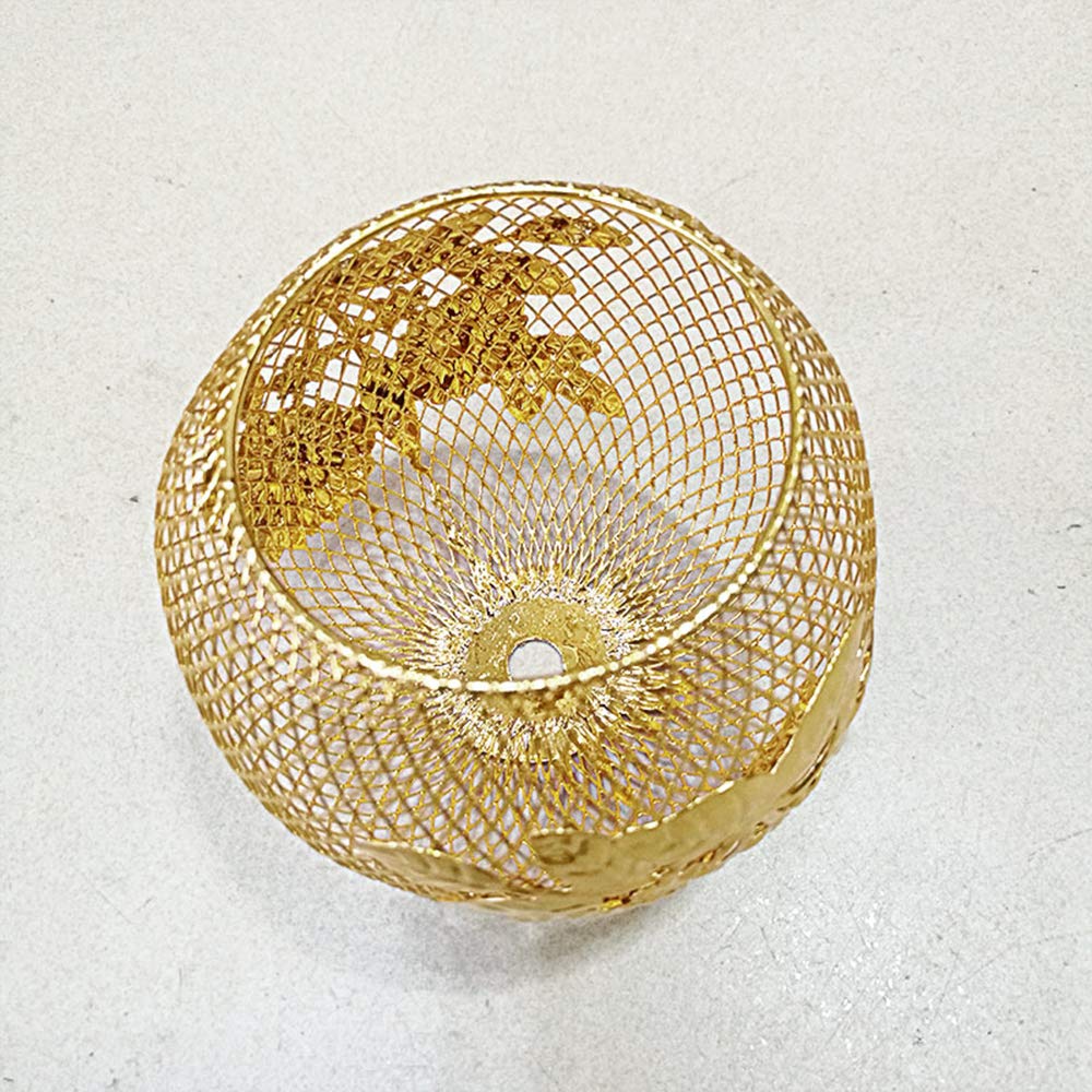 Abat-jour Suspension Boule Creuse En Métal - Style Vintage Industriel - Pour Salon, Café Ou Bar
