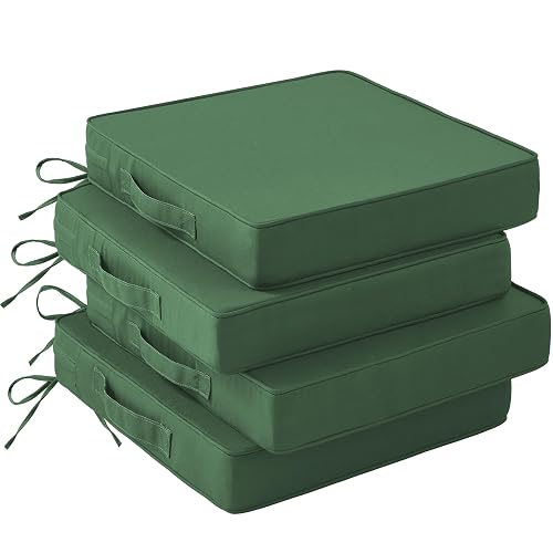 IASEAHK Patio Chair Cushions, 19" x 19" x 3" Outdoor
