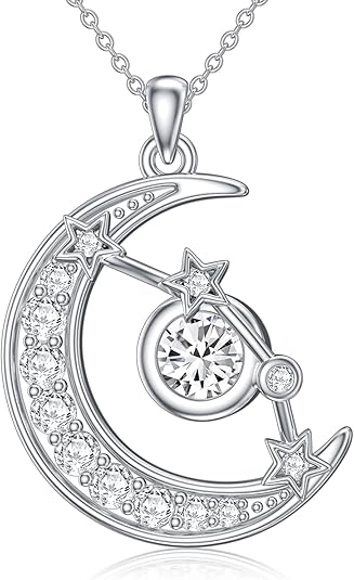 Zodiac Necklace 925 Sterlign Silver Constellation Pendant Astrology Horoscope Zodiac Sign Jewelry Christmas Birthday Gifts for Women Astrology Lovers