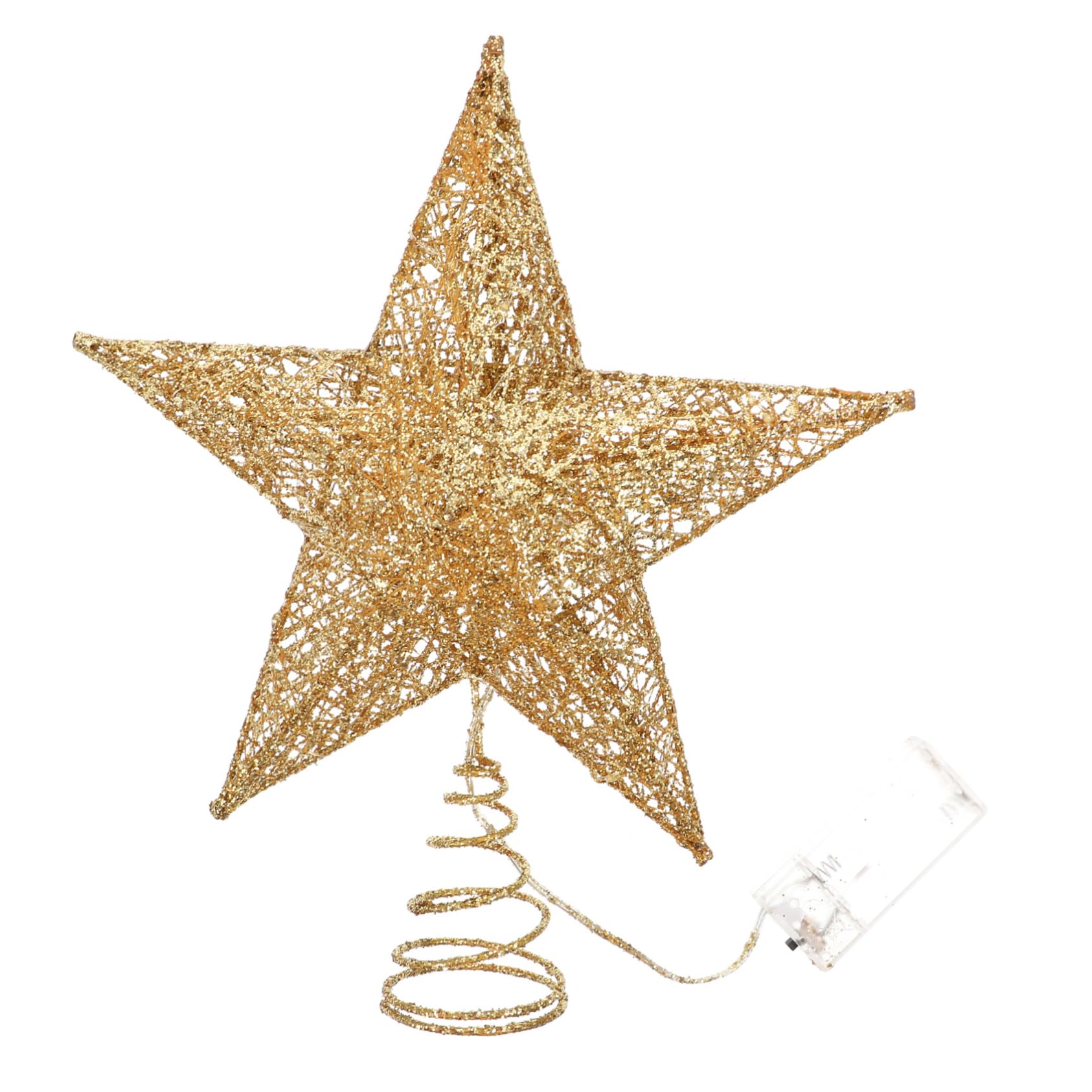 Estrella LED adorno de árbol navideño para crear un ambiente festivo en el salón familiar