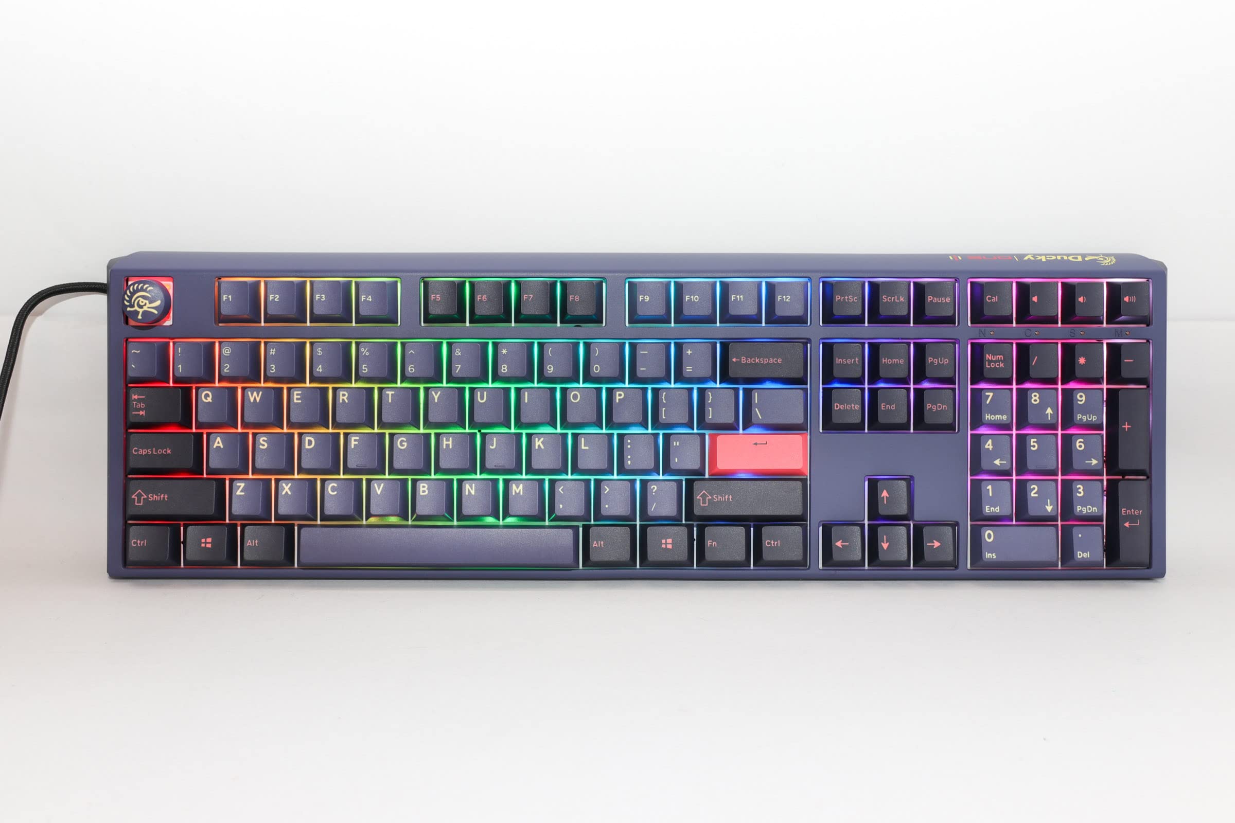 Amazon.com: Ducky One 3 Cosmic Blue Hotswap RGB Double Shot PBT 