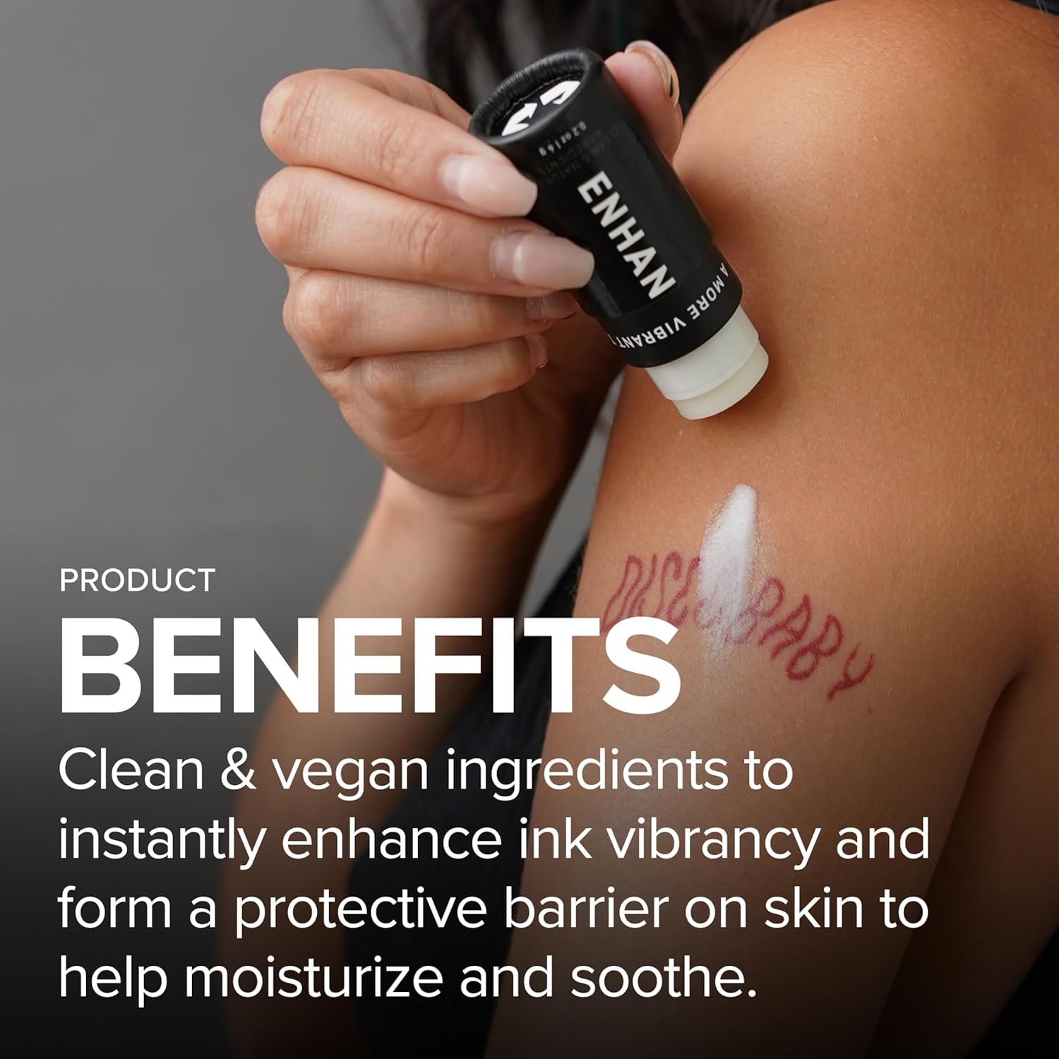 Mad Rabbit Enhance Tattoo Balm Stick, Fragrance-Free Tattoo Aftercare