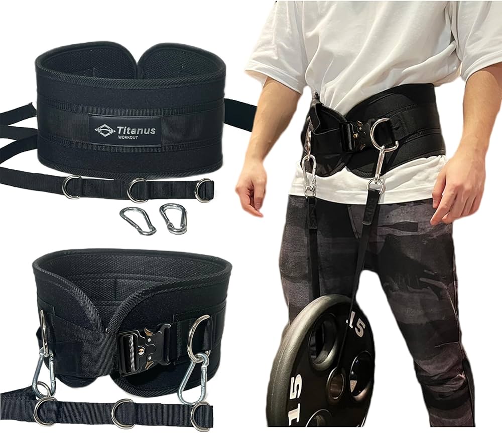Amazon | Titanus バックル式 加重ベルト 懸垂 ディップスベルト