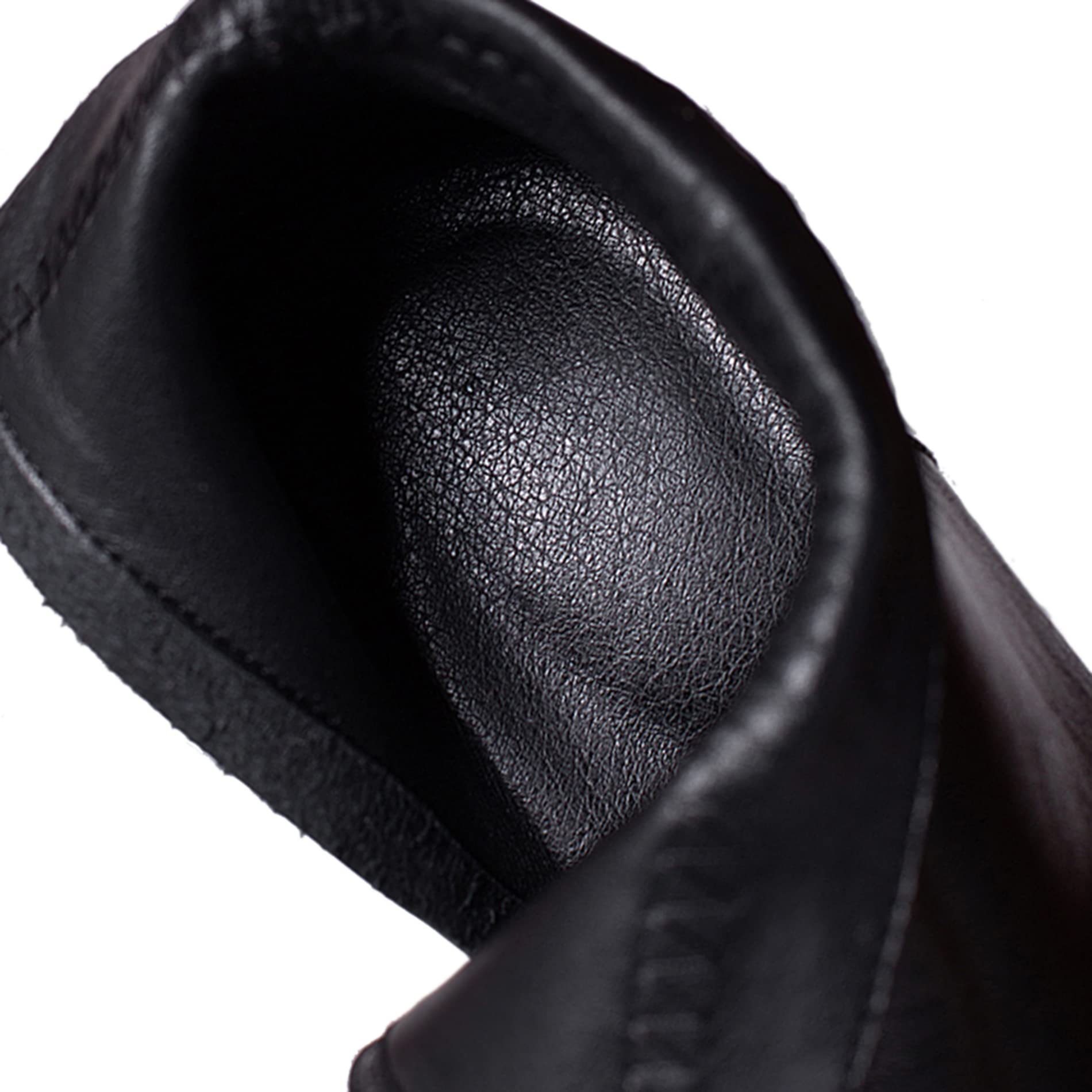 Botines Mujer Tacón Ancho, Botines de Vestir Tacón Medio Almond Toe Botín Zip Sencillo, Talla 33-45
