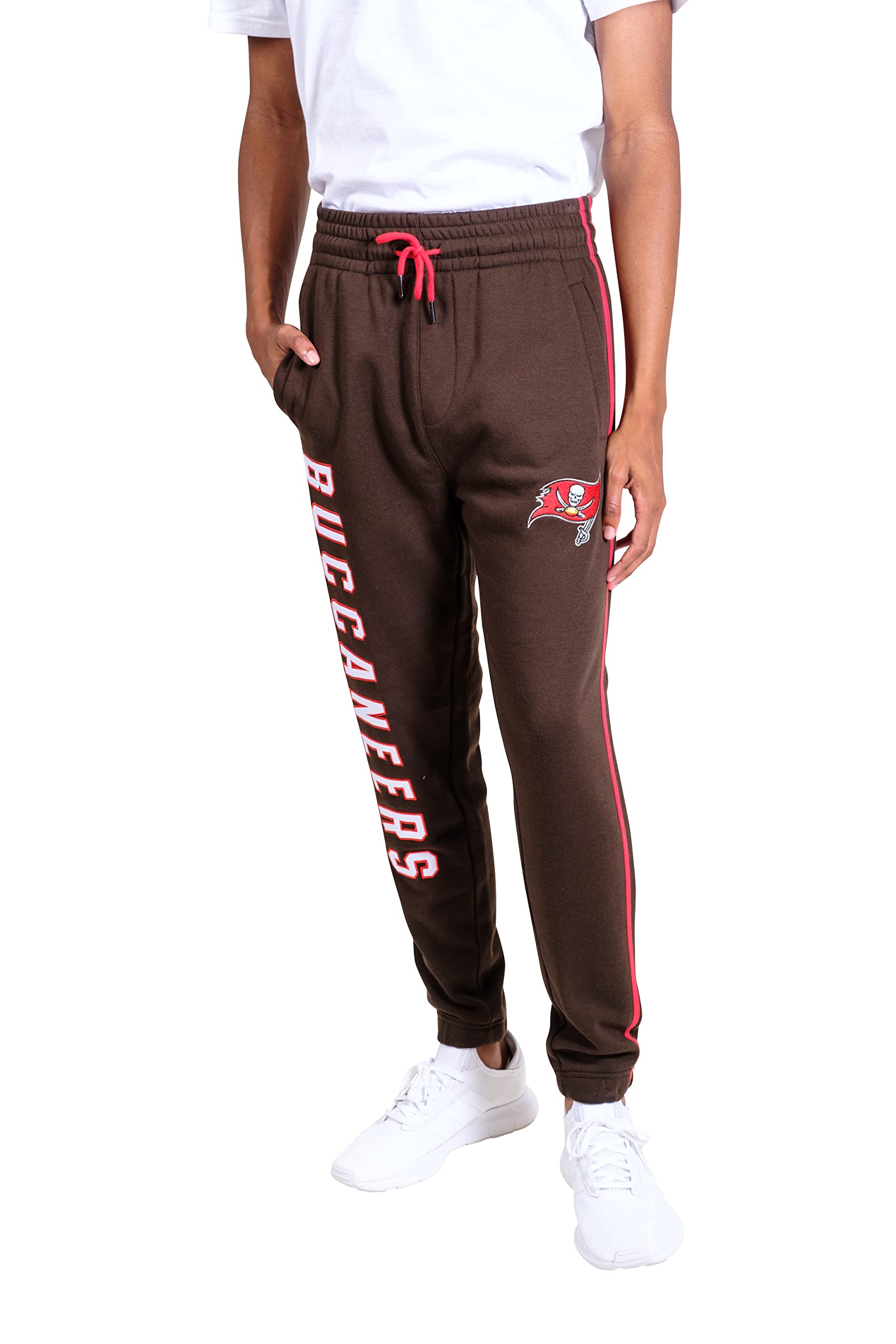 Ultra GameMen's Snow NFL Active Basic Fleece Jogger Pants