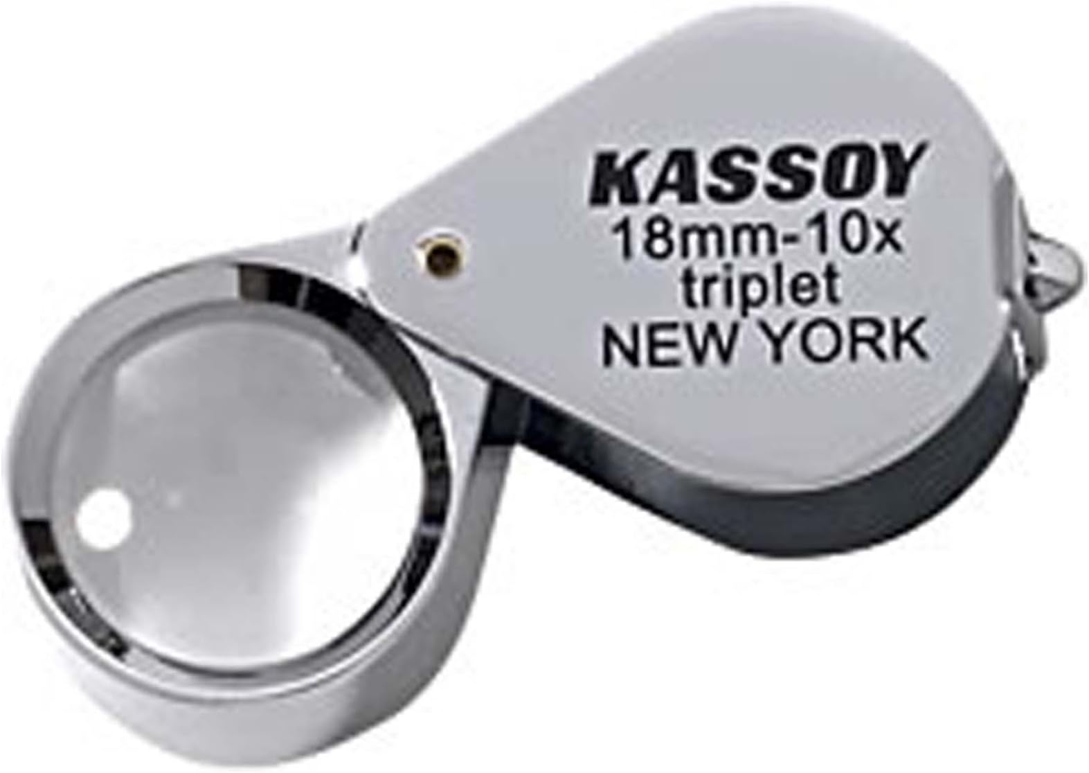 Loupe 10x Triplet 18mm Chrome