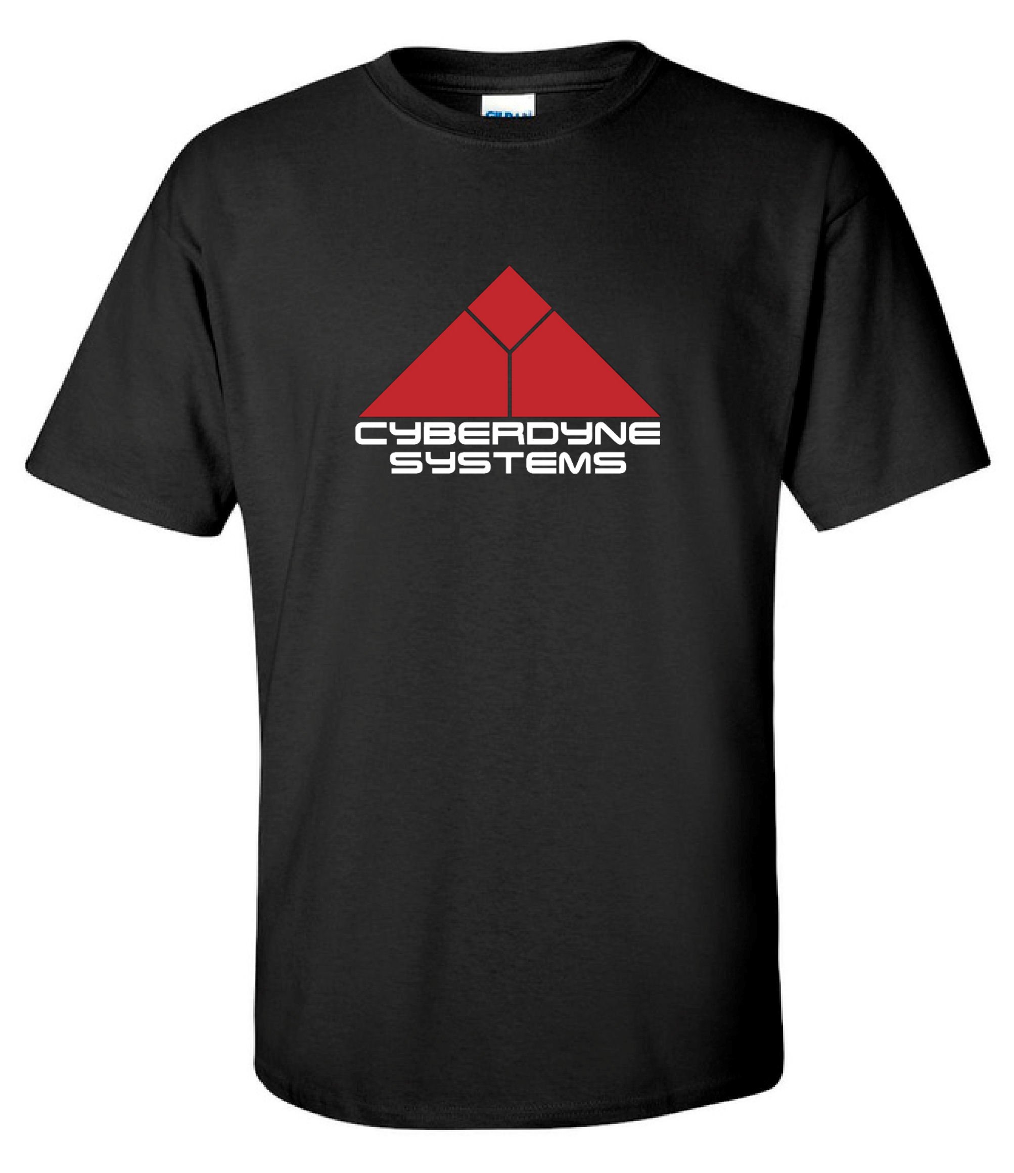 Gildan Men's Black Cyberdyne Systems Terminator Inspired Movie Film T-Shirt (Medium)