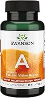Vista 1 de Swanson Vitamina A 10,000 iu (3.000 mcg) 250 sgels