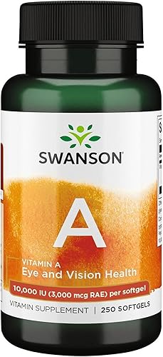 Swanson Vitamina A 10,000 iu (3.000 mcg) 250 sgels