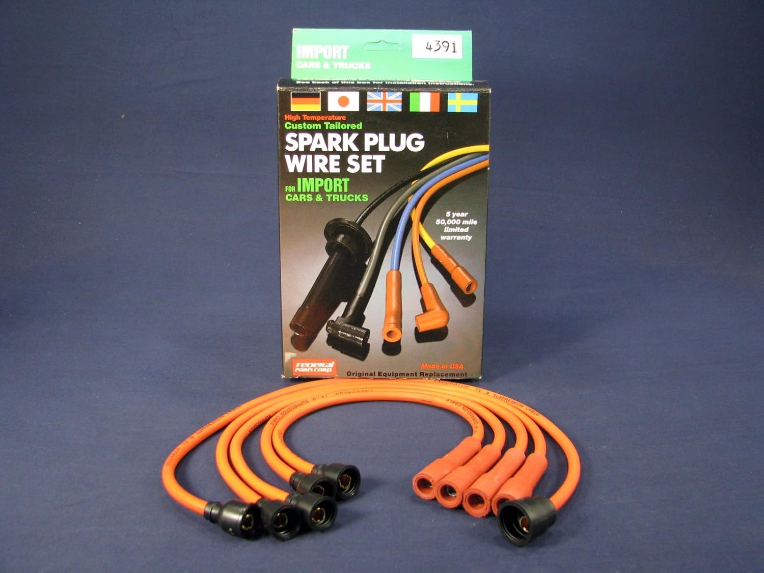 Federal Parts 4391 Spark Plug Wire Set Automotive