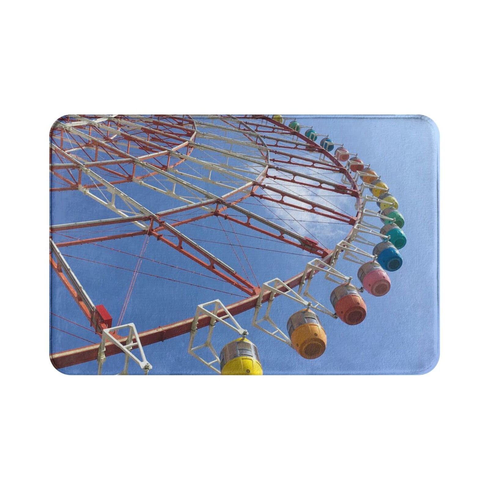 Non-Slip amusement ride Area Rugs Extra Soft Floor Carpets for Bedroom Living room and Bathroom, 24 x 16 inch(60 x 40 cm)