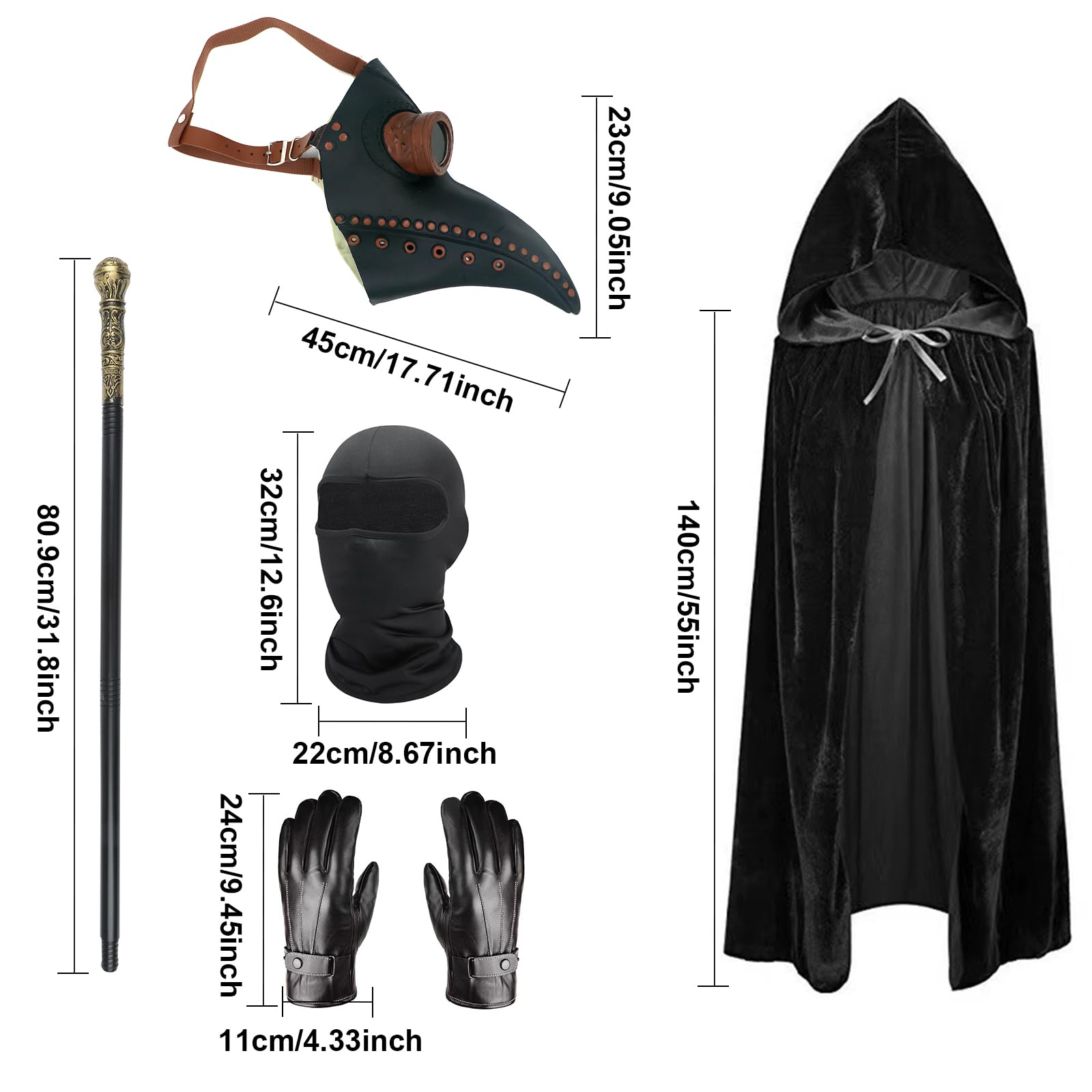 Plague Doctor Costume Set - Image 2
