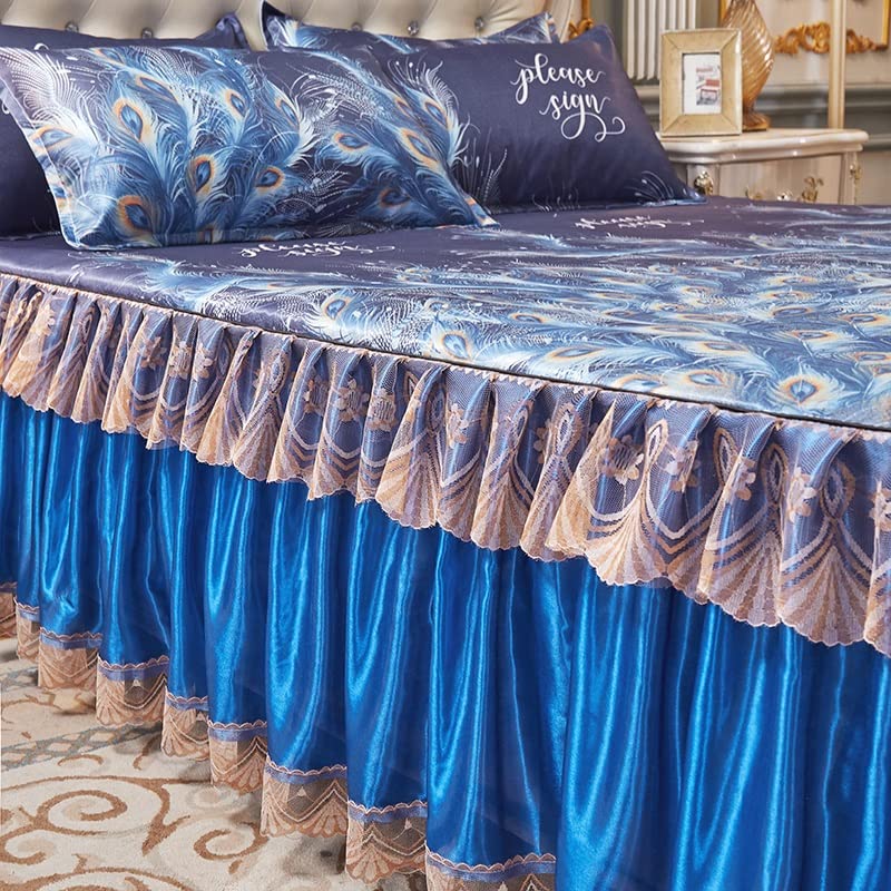 Drap-housse élastique contre la chaleur nocturne tapis de soie