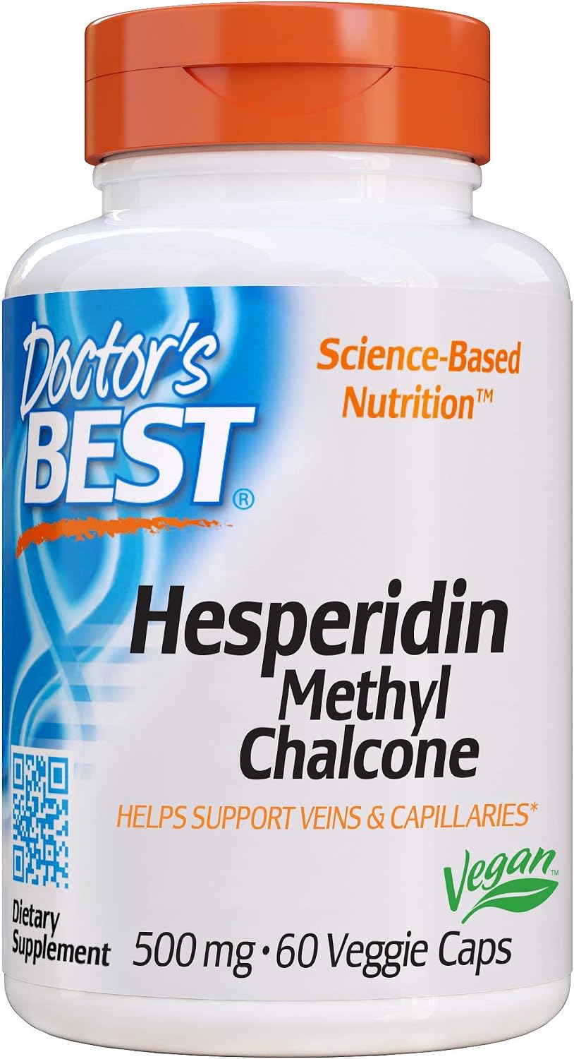 Doctor's Best Hesperidin Methyl Chalcone, Vegetarian, 500 mg, 60 Veggie Caps