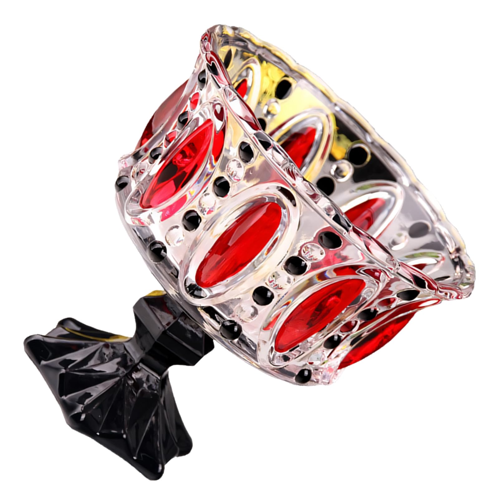 Coppa per frutta trasparente rialzata, ideale per intrattenere con le stoviglie Lavishness per la presentazione dolci