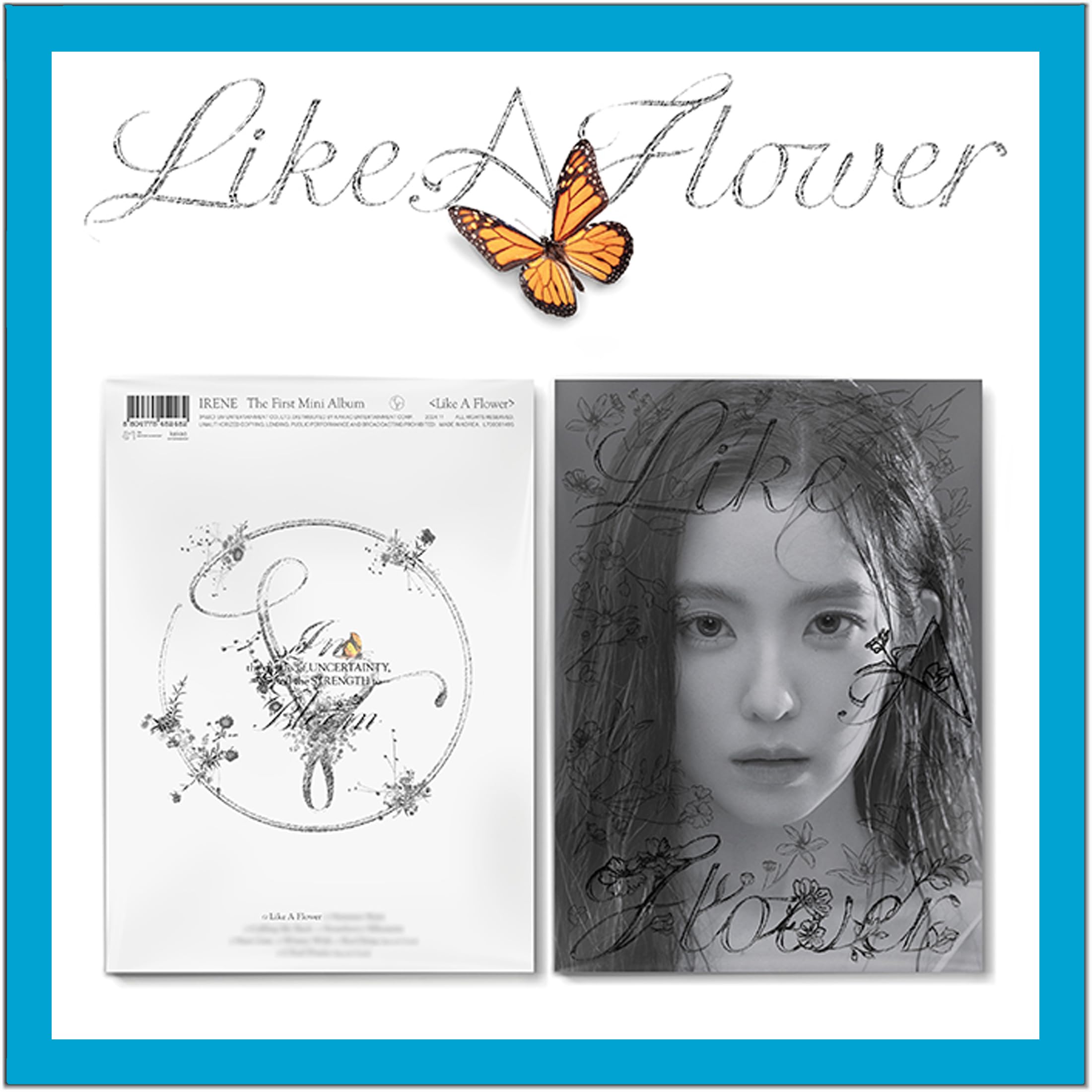 Amazon.com: Red Velvet IRENE Like A Flower 1st Mini Album